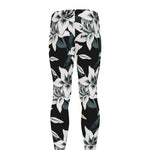 Lily Floral Pattern Print Men's leggings