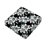 Lily Floral Pattern Print Outdoor Seat Cushion Cover
