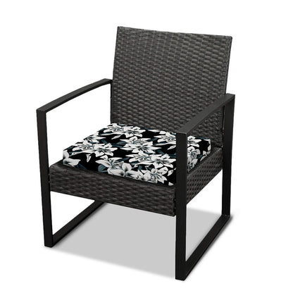 Lily Floral Pattern Print Outdoor Seat Cushion Cover