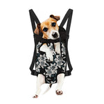 Lily Floral Pattern Print Pet Carrier Backpack