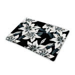 Lily Floral Pattern Print Pet Cooling Mat Cover