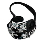 Lily Floral Pattern Print Pet Sling Carrier