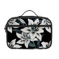 Lily Floral Pattern Print Portable Lunch Bag