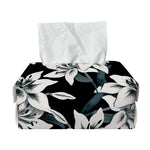 Lily Floral Pattern Print Rectangle Tissue Box Cover