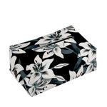 Lily Floral Pattern Print Rectangle Tissue Box Cover