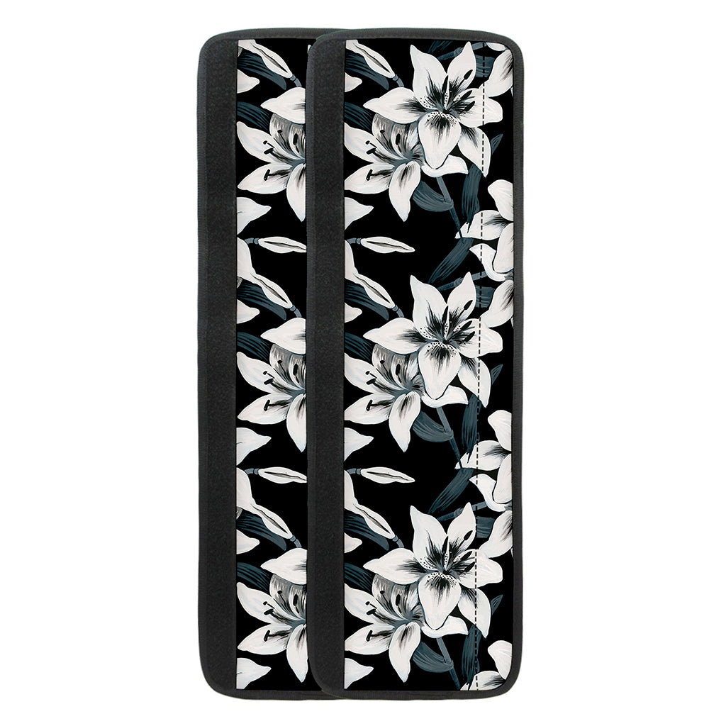 Lily Floral Pattern Print Refrigerator Handle Covers