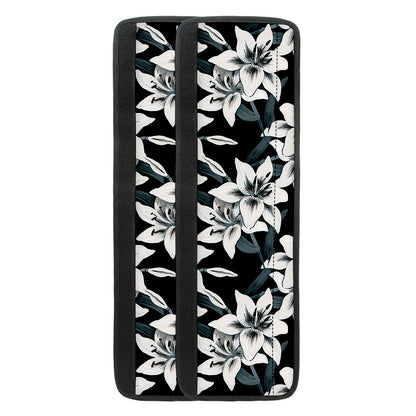 Lily Floral Pattern Print Refrigerator Handle Covers