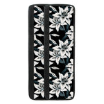 Lily Floral Pattern Print Refrigerator Handle Covers