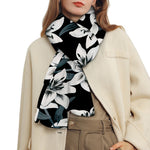 Lily Floral Pattern Print Scarf