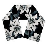 Lily Floral Pattern Print Scarf