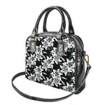 Lily Floral Pattern Print Shoulder Handbag