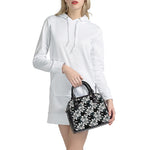Lily Floral Pattern Print Shoulder Handbag
