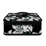 Lily Floral Pattern Print Small Lunch Bag