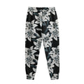 Lily Floral Pattern Print Sweatpants