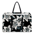 Lily Floral Pattern Print Utility Tote Bag