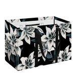 Lily Floral Pattern Print Utility Tote Bag