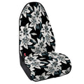 Lily Floral Pattern Print Waterproof Car Seat Cover