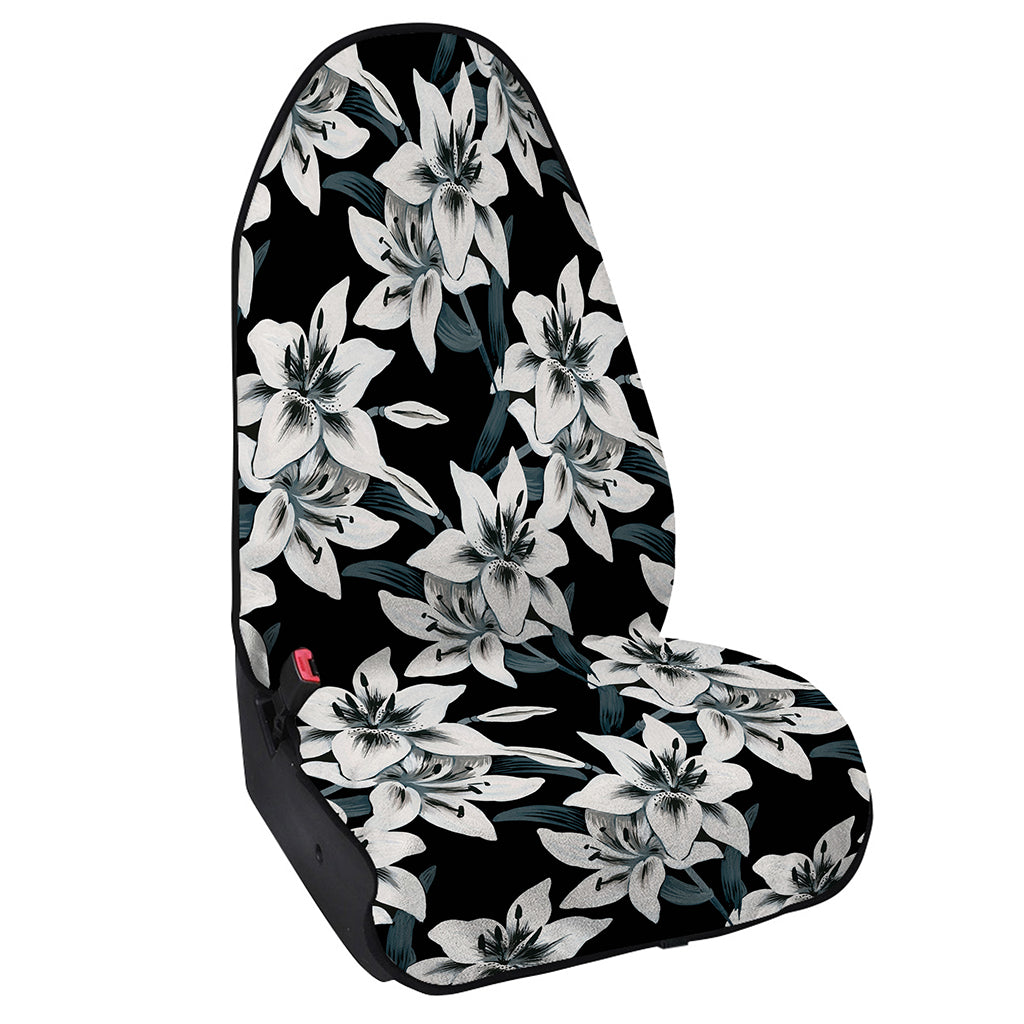 Lily Floral Pattern Print Waterproof Car Seat Cover