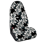 Lily Floral Pattern Print Waterproof Car Seat Cover