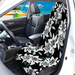 Lily Floral Pattern Print Waterproof Car Seat Cover