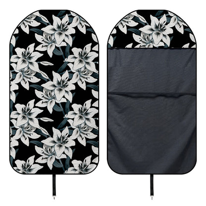 Lily Floral Pattern Print Waterproof Car Seat Cover