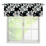 Lily Floral Pattern Print Window Valance