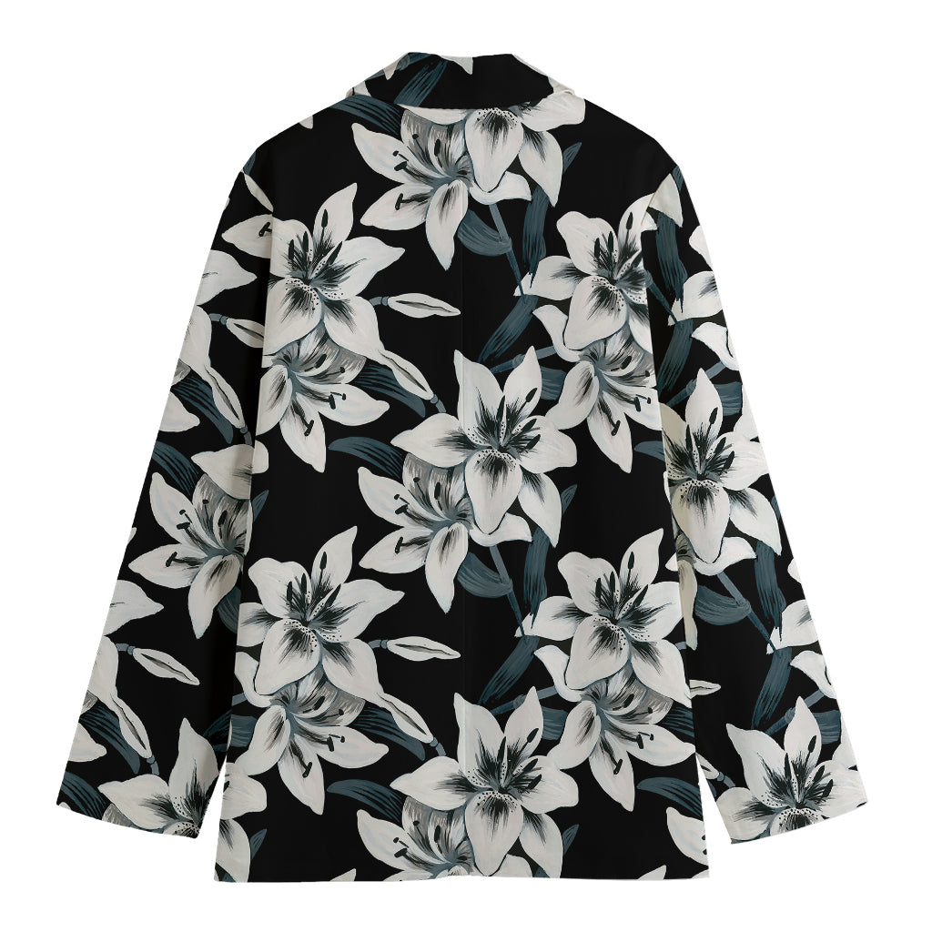 Lily Floral Pattern Print Women's Blazer