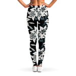 Lily Floral Pattern Print Women's Leggings