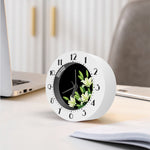 Lily Floral Print Alarm Clock
