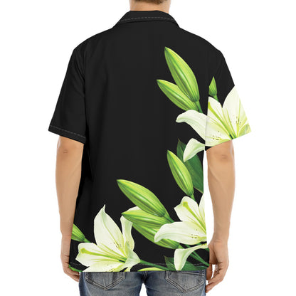 Lily Floral Print Aloha Shirt