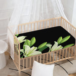 Lily Floral Print Baby Crib Sheet