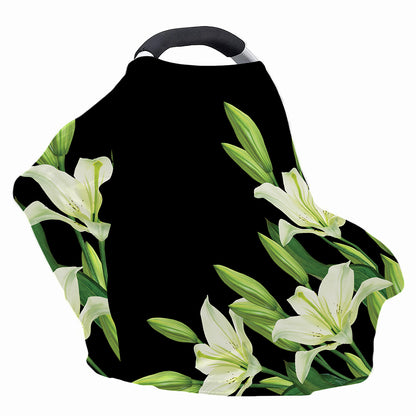 Lily Floral Print Baby Seat Cover