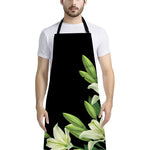 Lily Floral Print Bib Apron With Pocket