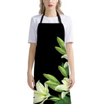 Lily Floral Print Bib Apron With Pocket