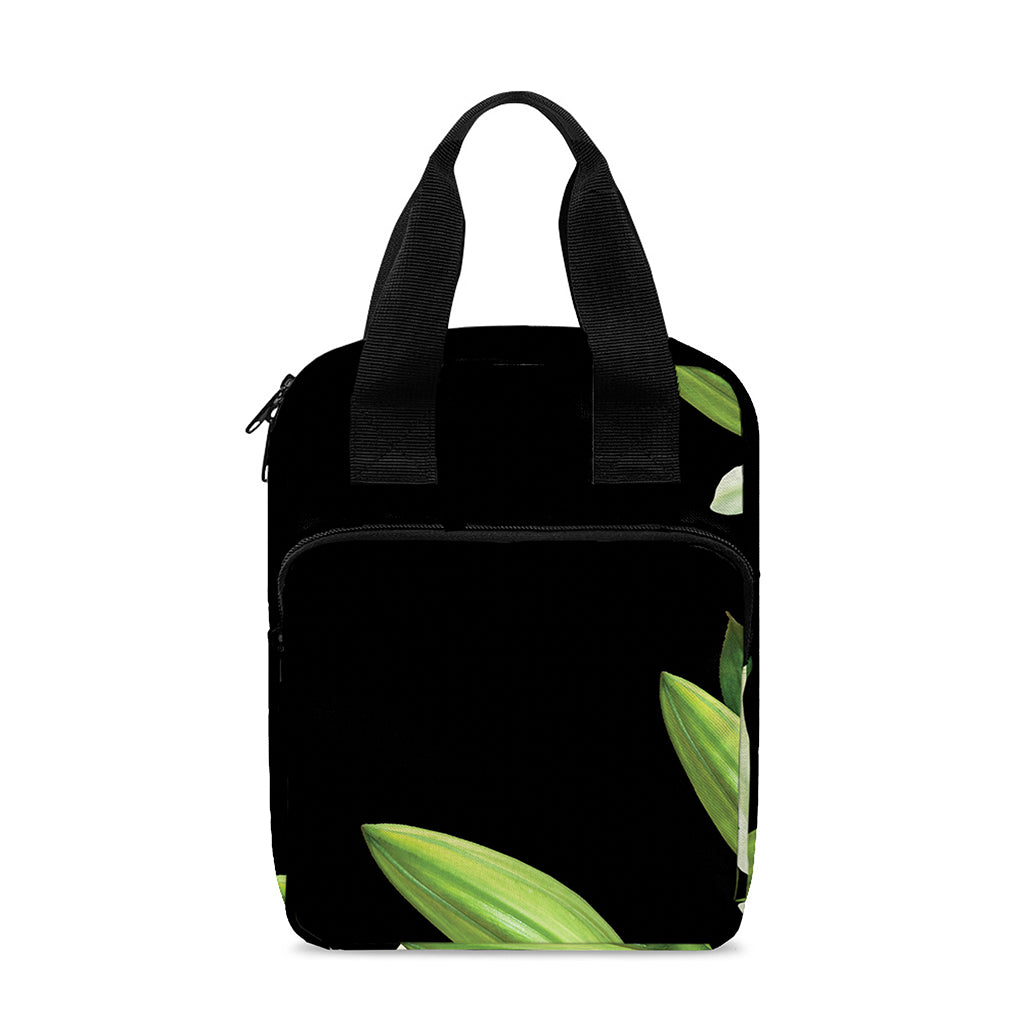Lily Floral Print Bible Tote Bag