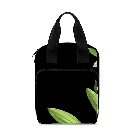 Lily Floral Print Bible Tote Bag