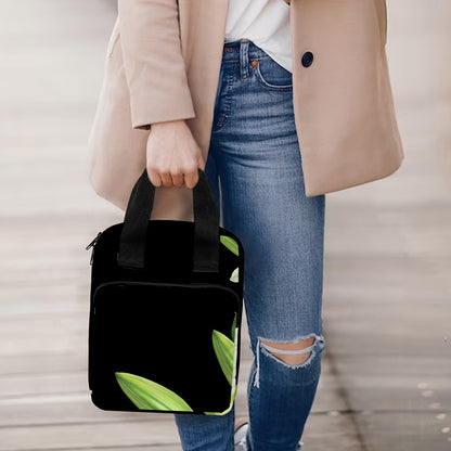 Lily Floral Print Bible Tote Bag