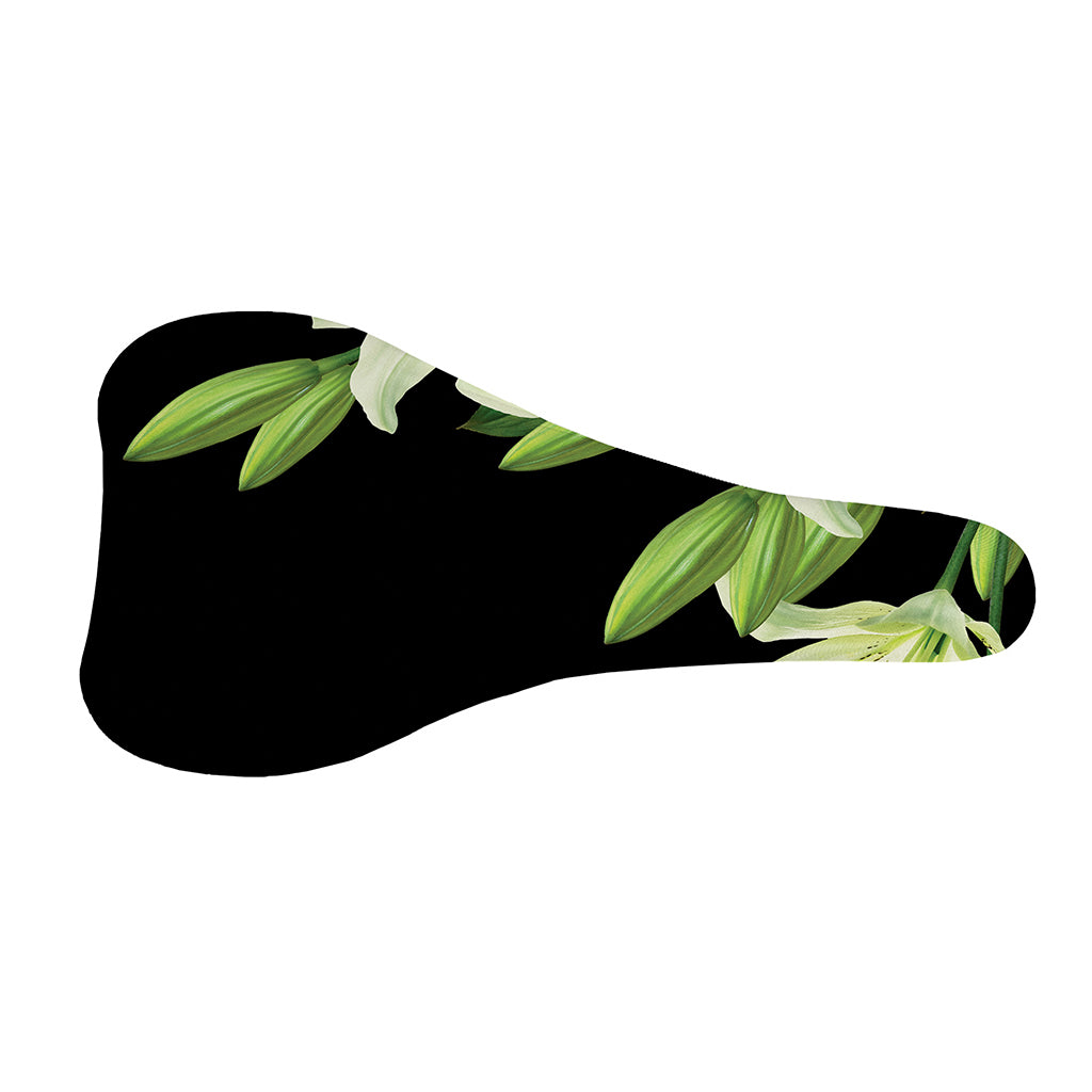 Lily Floral Print Bicycle Seat Cover