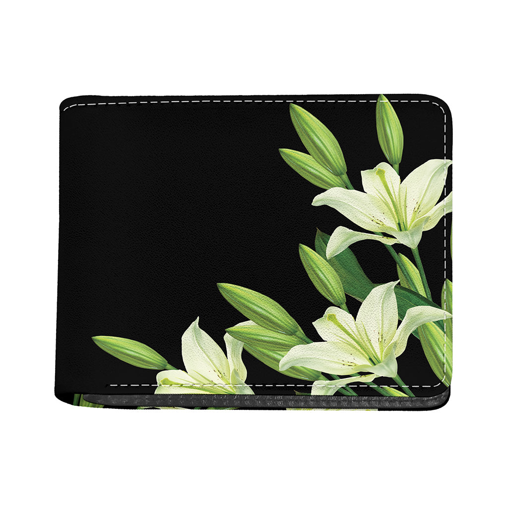 Lily Floral Print Bifold Wallet