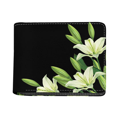Lily Floral Print Bifold Wallet