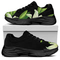 Lily Floral Print Black Chunky Shoes