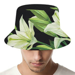 Lily Floral Print Bucket Hat