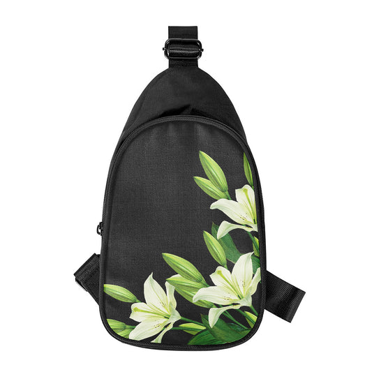 Lily Floral Print Chest Bag