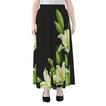 Lily Floral Print Chiffon Maxi Skirt