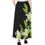 Lily Floral Print Chiffon Maxi Skirt
