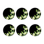 Lily Floral Print Coaster Set