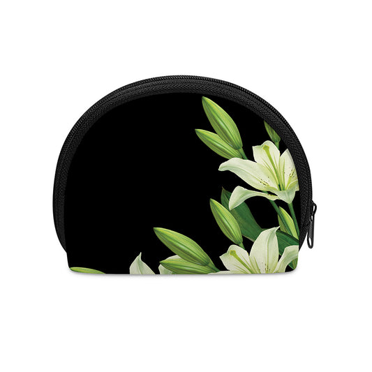 Lily Floral Print Coin Purse