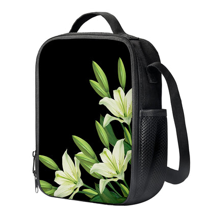 Lily Floral Print Crossbody Lunch Bag