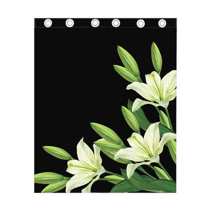 Lily Floral Print Curtain