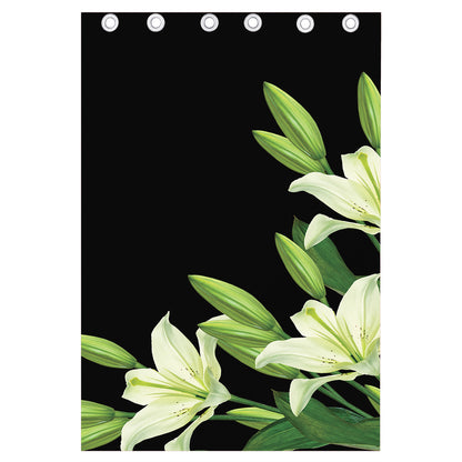 Lily Floral Print Curtain